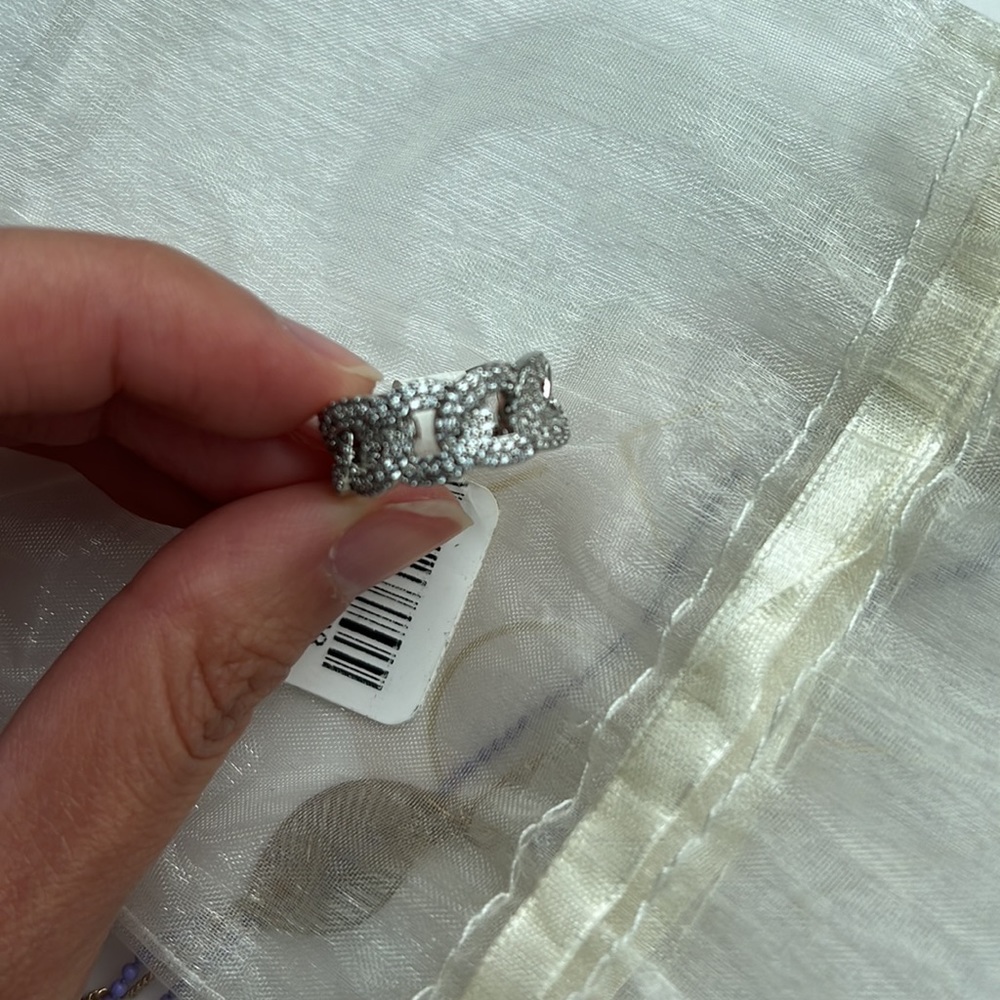 Chain Silver Ring - Picture 2 of 5